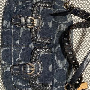 Coach Denim crossbody
